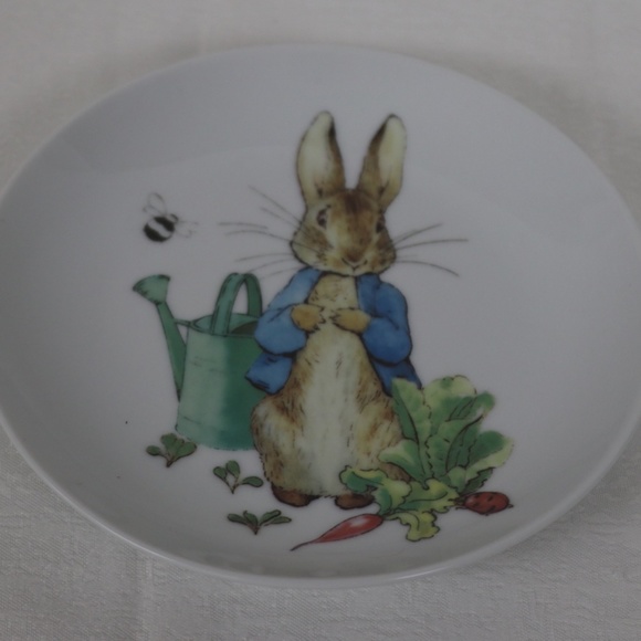BEATRIX POTTER PETER RABBIT EASTER 4 ASSORTED APPETIZER PLATES - S/4 - NEW #D - Picture 5 of 8